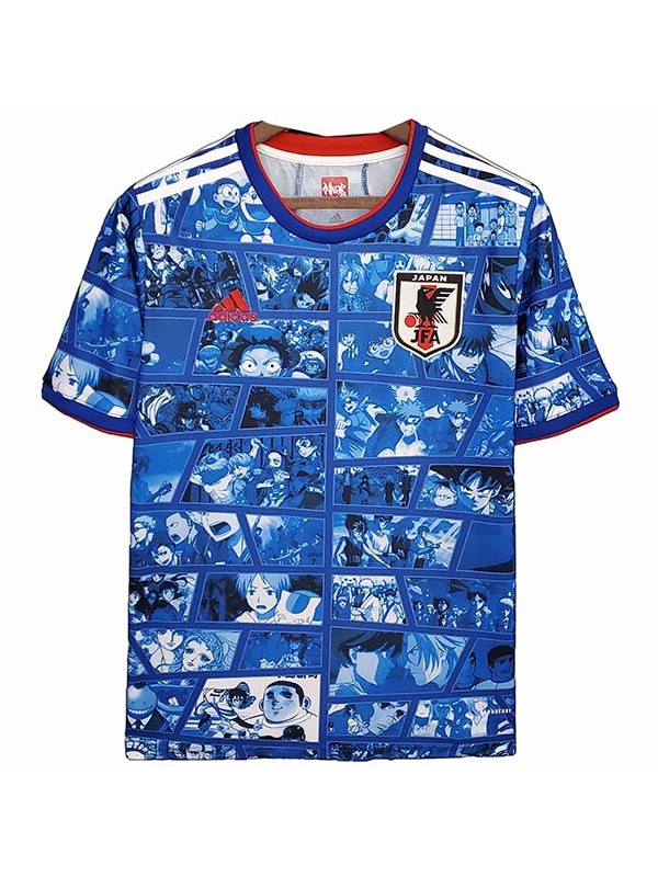 Japan home leaked carton jersey soccer match men's first sportswear football tops sport shirt 2022